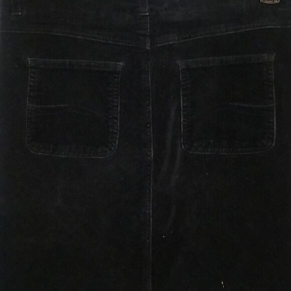 PLUGG BLACK CORDUROY SKIRT- SZ 11 - Picture 4 of 8